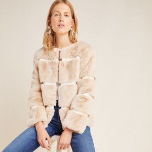 Anthropologie Arielle Faux Fur Jacket